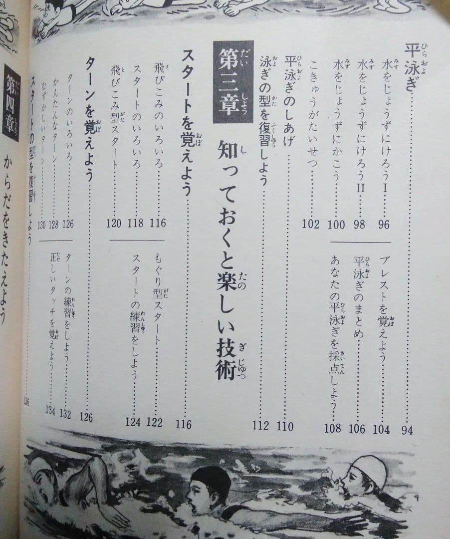 水泳教室 小学館入門百科シリーズ 2巻　昭和　70年代　レトロ