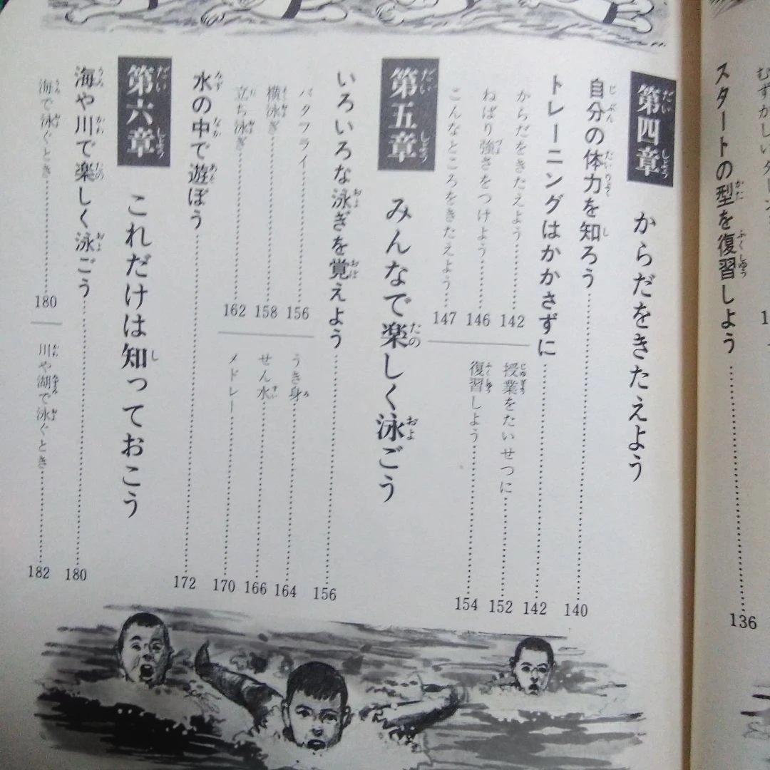 水泳教室 小学館入門百科シリーズ 2巻　昭和　70年代　レトロ