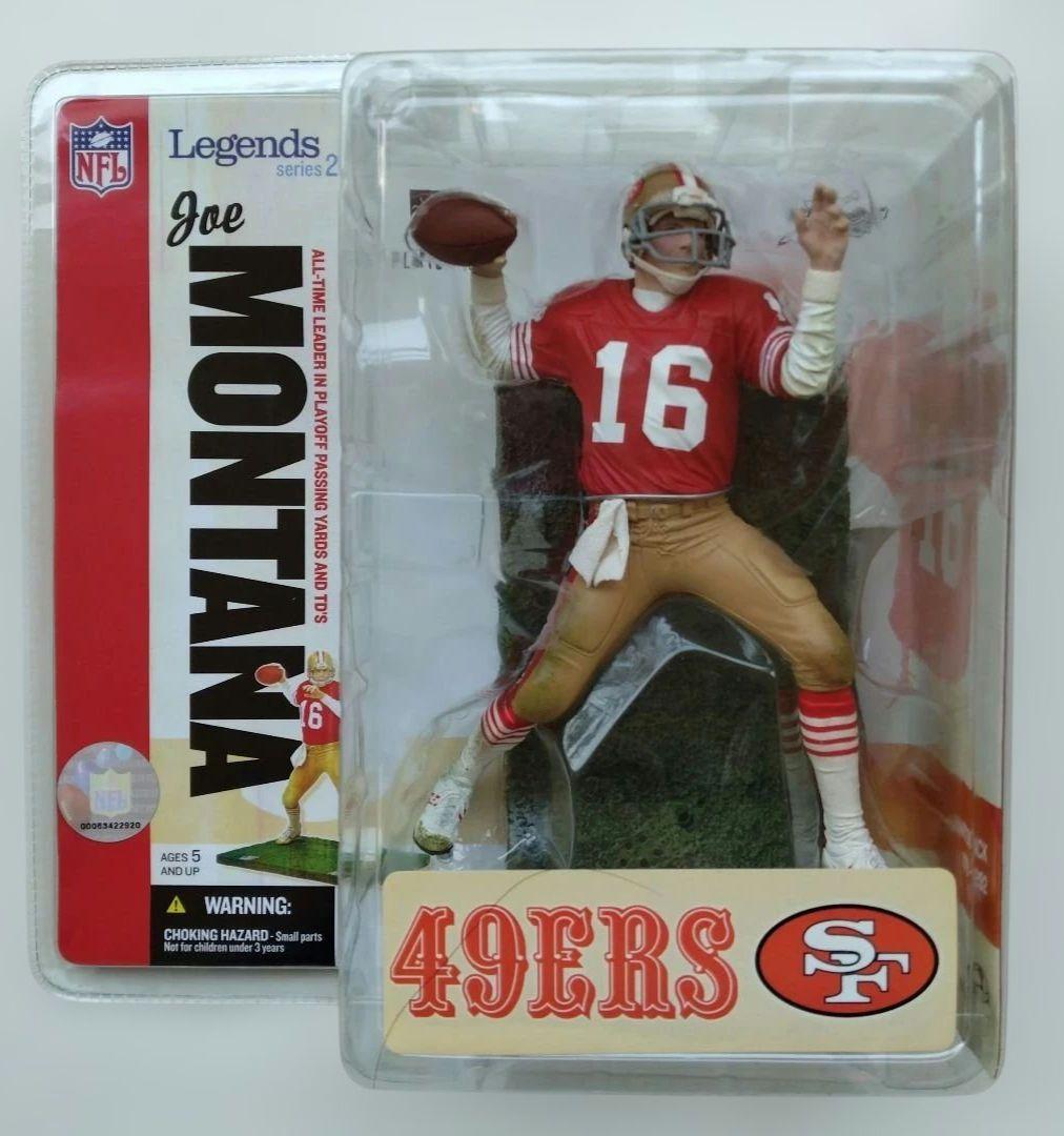 (未開封品)マクファーレンNFL ジョー・モンタナ フィギュア 2体セット
