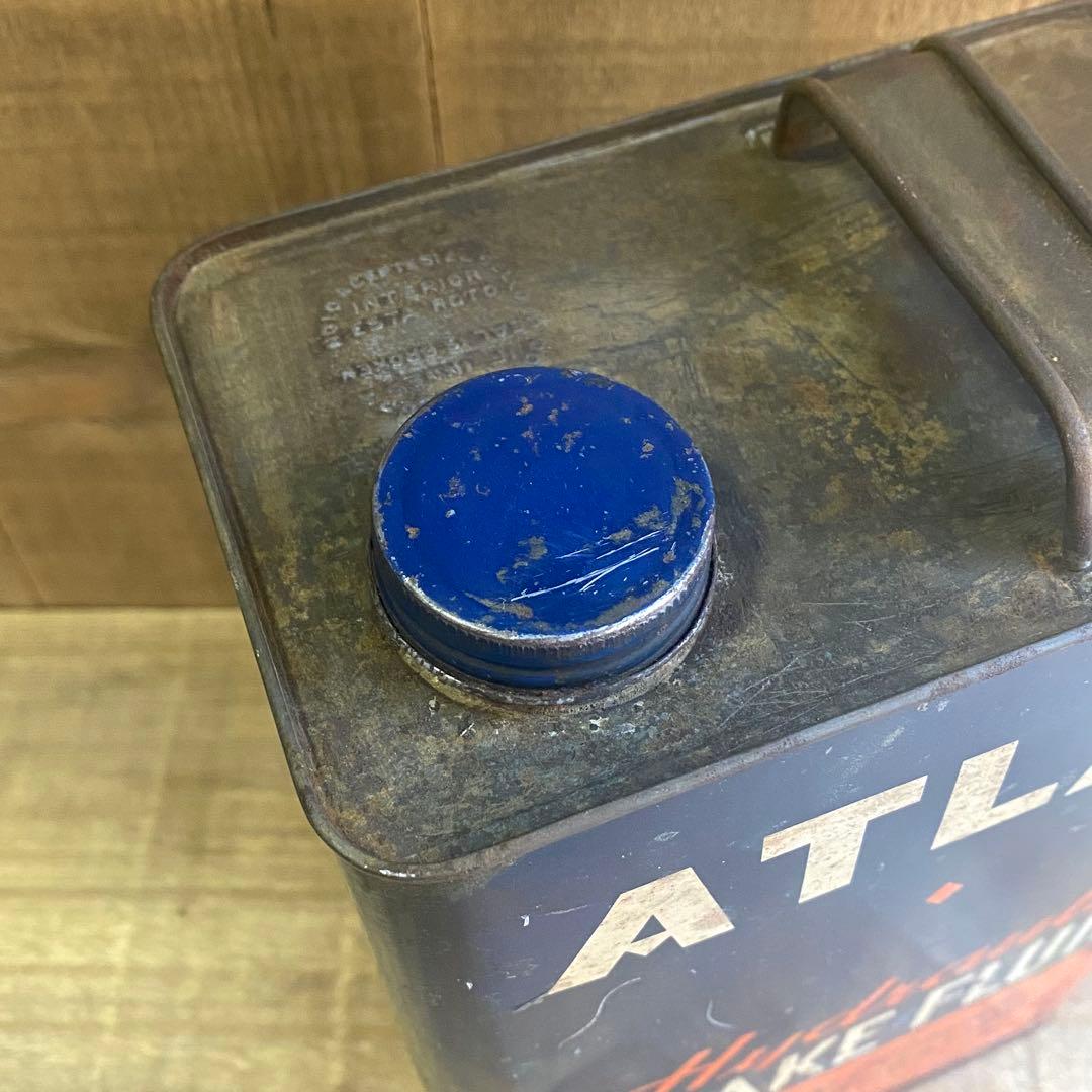 ATLAS★OIL CAN/オイル缶★アンティークUSAビンテージ雑貨アメリカ