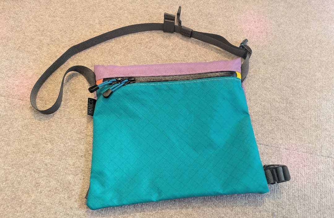 【完売品】YANCO サコッシュ ターコイズ ECO-PAC BLUELUG