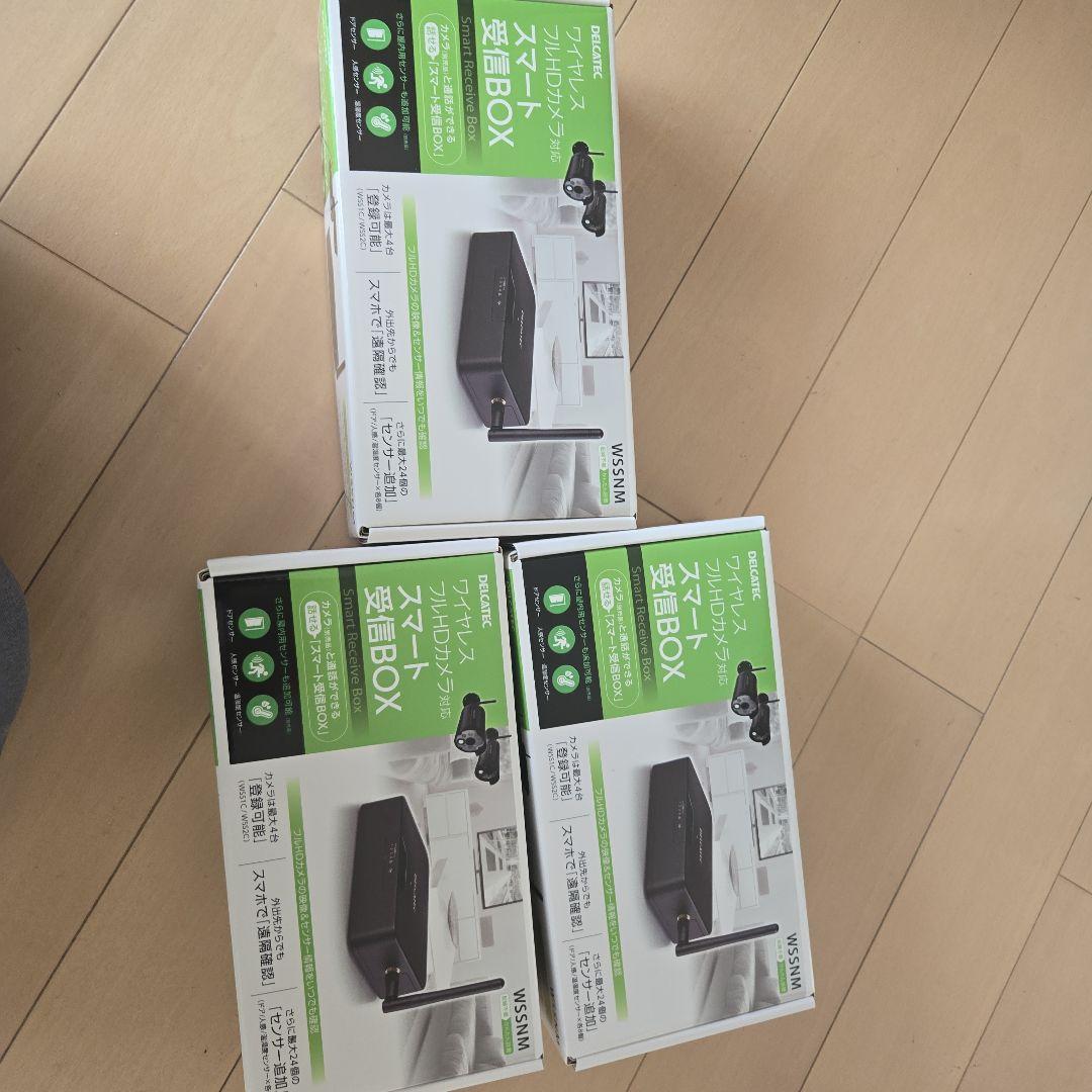 DELCA TEC スマート受信BOX WSSNM　3台