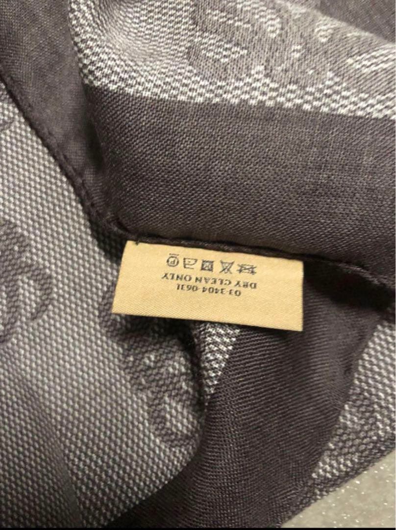 LOEWEロエベ ストール スカーフ アナグラム 茶ブラウン