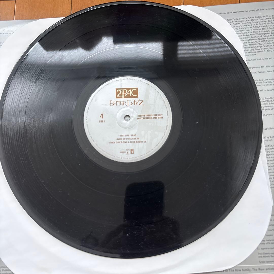 2PAC BETTER DAYZ レコード　4枚組