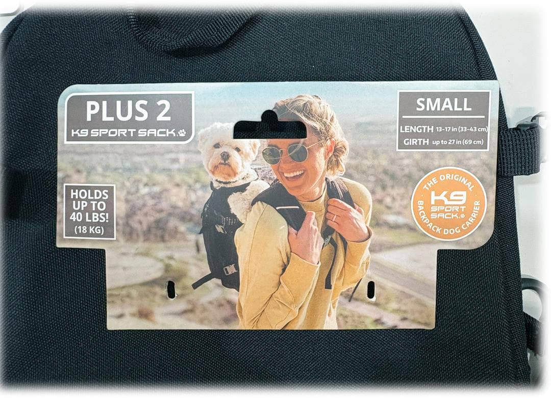 未使用 K9 スポーツサック プラス 2（PLUS 2）S ブラック