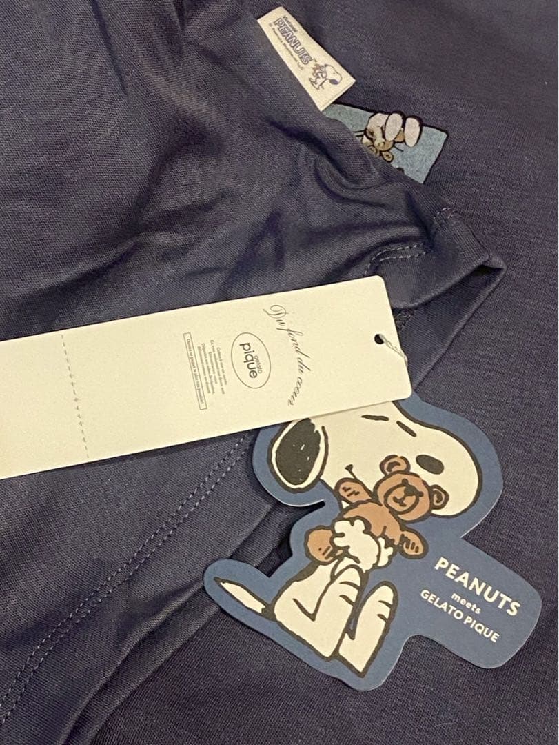 新品！ジェラートピケ♡Peanutsスヌーピールームウェア上下セットネイピー