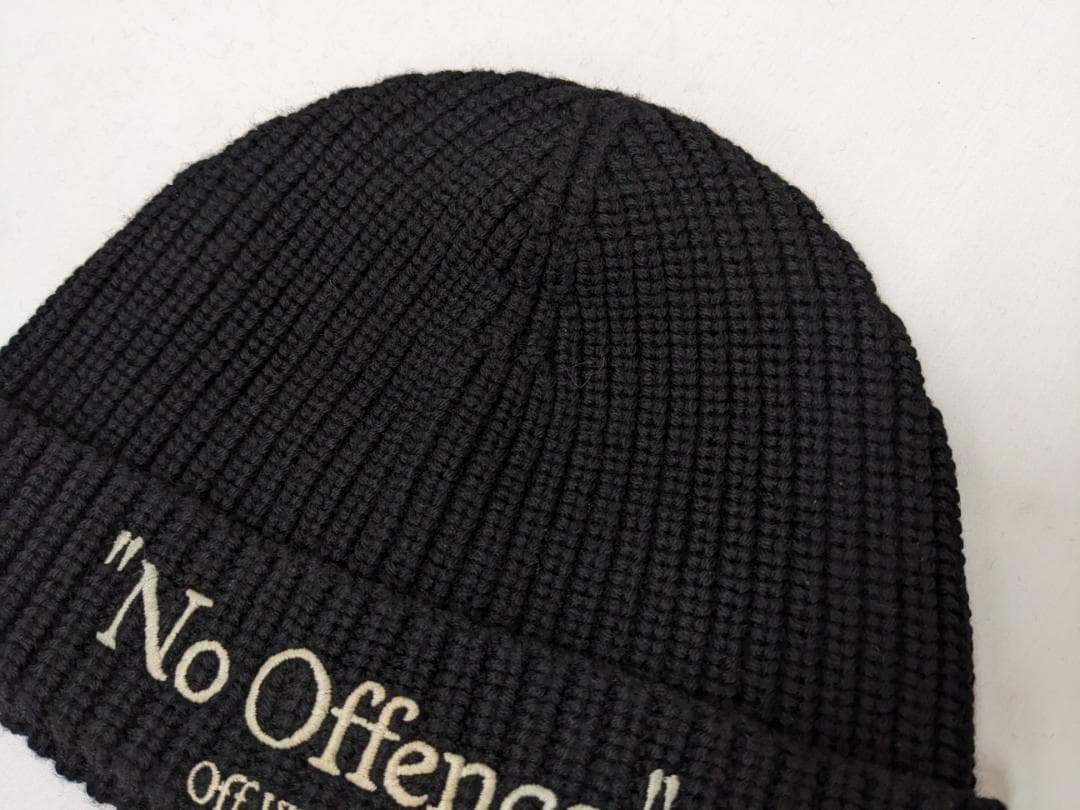 Off-White/オフハウス/フロントロゴ刺繍ビーニー/帽子/イタリア製