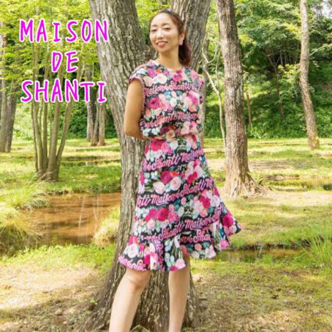 ꧁専用꧂ MAISON DE SHANTI メゾンドシャンティ 花柄ワンピース