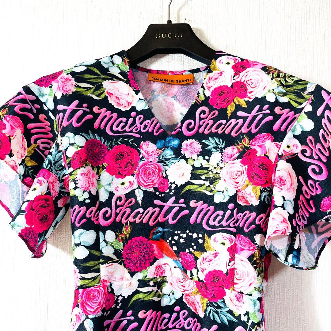 ꧁専用꧂ MAISON DE SHANTI メゾンドシャンティ 花柄ワンピース