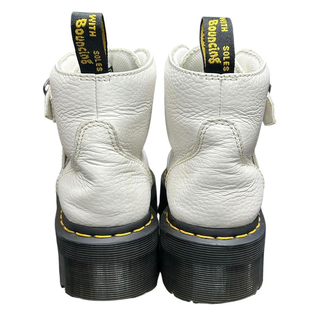 【美品】Dr.Martens DEVON FLOWER 厚底 ホワイトUK6
