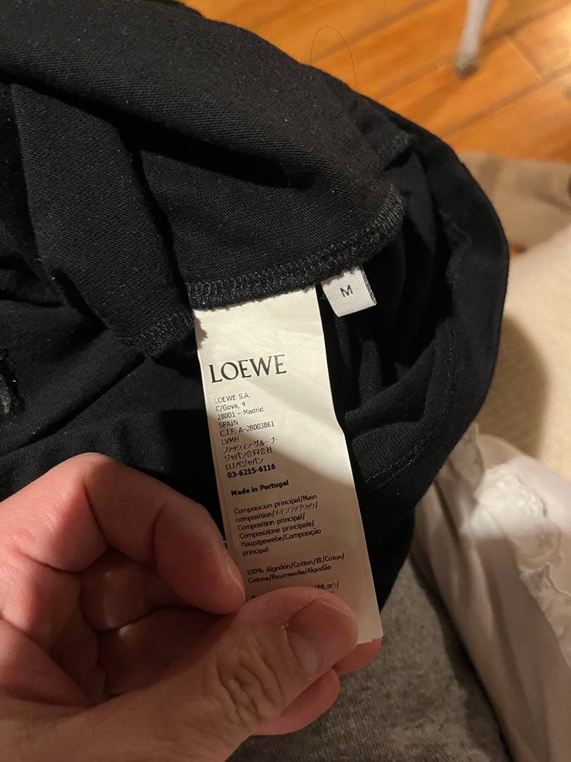 LOEWE タコグラフィック Tシャツ M 黒