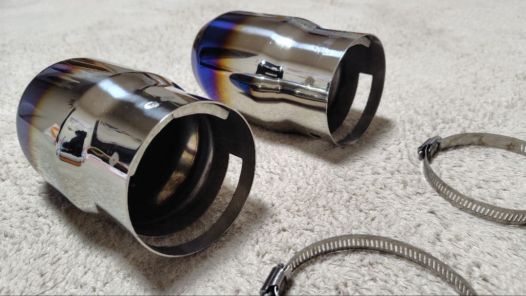 RIDERSHOUSE CX-5 KF マフラーカッター 100mm 2本