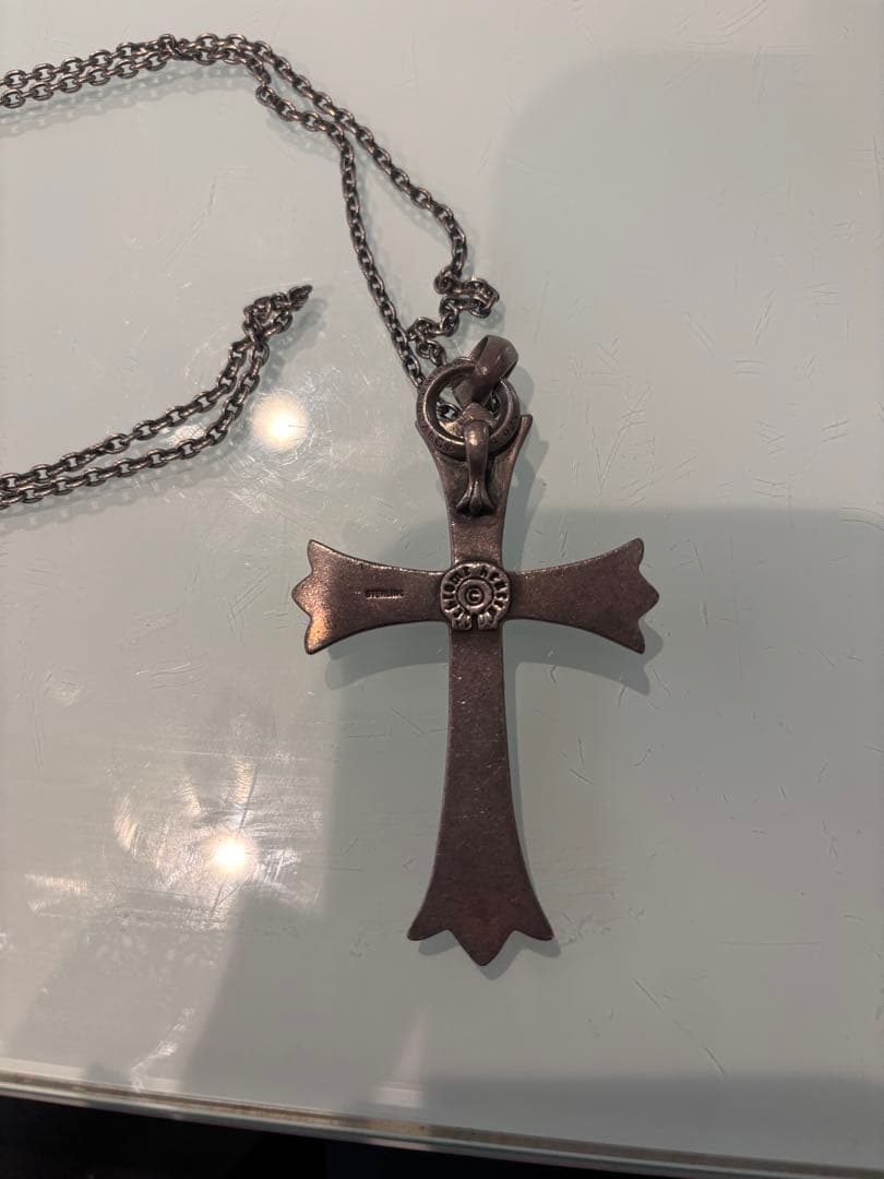 CHROME HEARTS クロムハーツ　ラージクロス　ネックレス　正規品