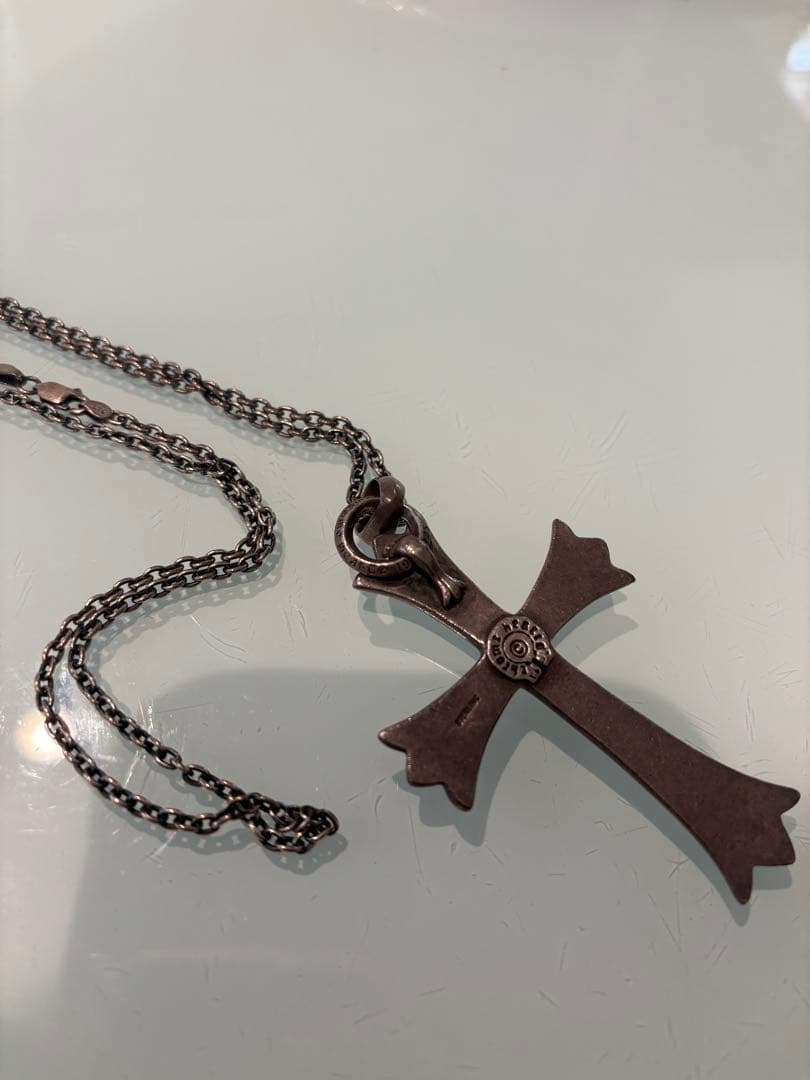 CHROME HEARTS クロムハーツ　ラージクロス　ネックレス　正規品