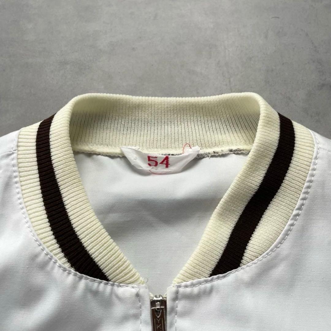 70s Euro vintage cotton ma-1 jacket 片ヅメ