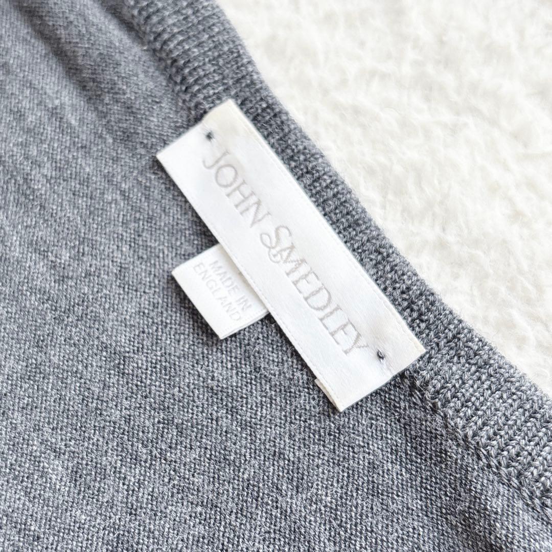 ジョンスメドレー✨JOHN SMEDLEY カーディガン メリノウール L