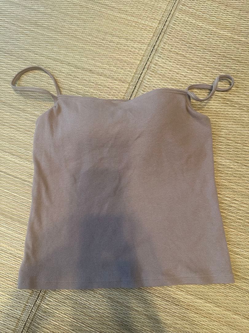 THE SHISHIKUI COTTON C ベージュ キャミソールL