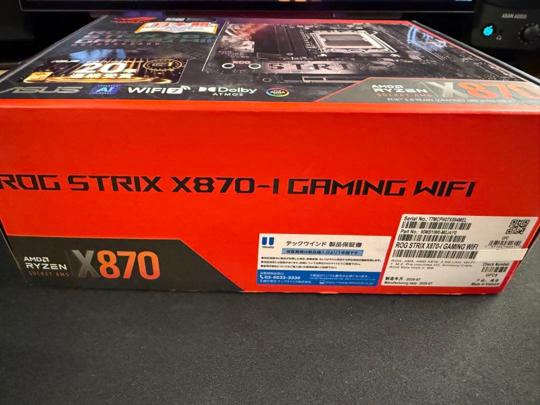 ブ*ブ様 ASUS ROG STRIX X870 I GAMING WIFI