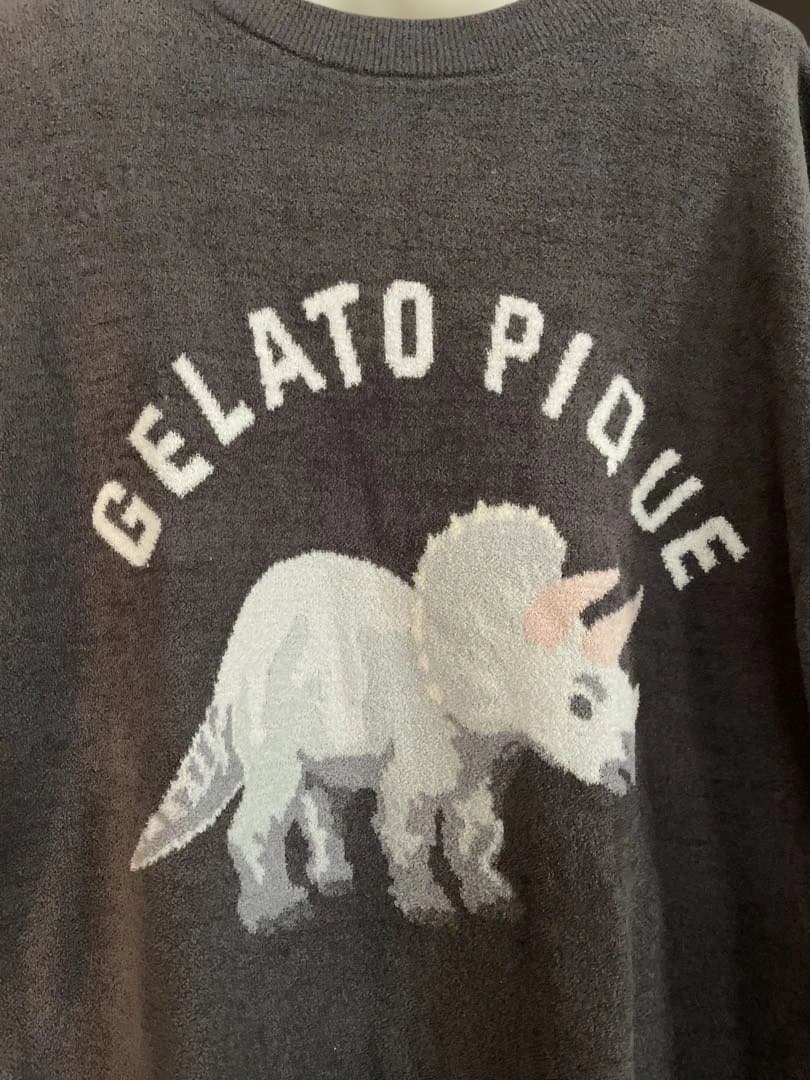 GELATO PIQUE 恐竜プリント ロングルームウェア