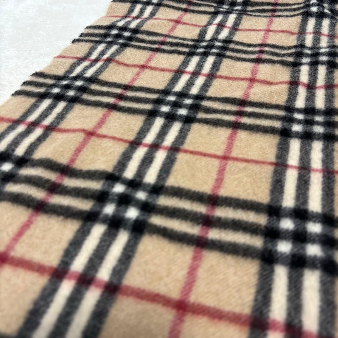 【美品】BURBERRY LONDON マフラー カシミヤ100% ノバチェック