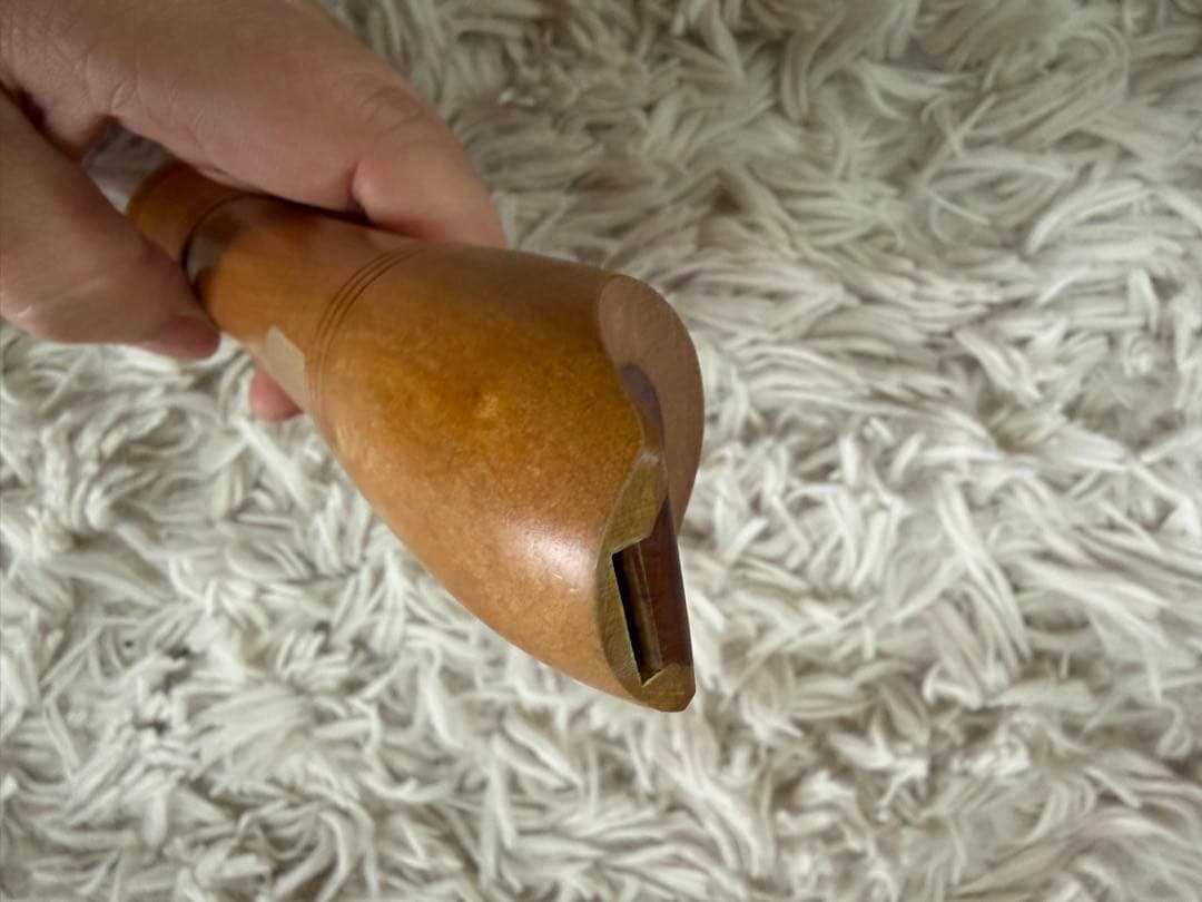 【極美品】全音 ZEN-ON 木製アルトリコーダー A-1700 楓材 コルク良