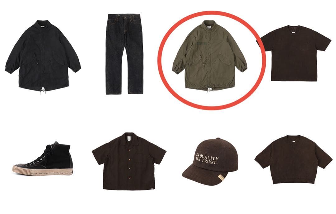 VISVIM SIX-FIVE FISHTAIL PARKA 泥染　mud