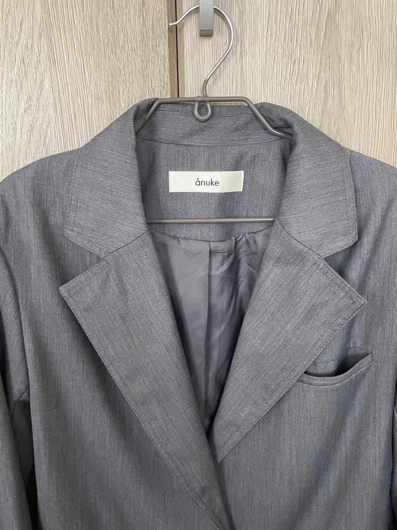 超美品 anuke アンヌーク Twill Over Jacket 38