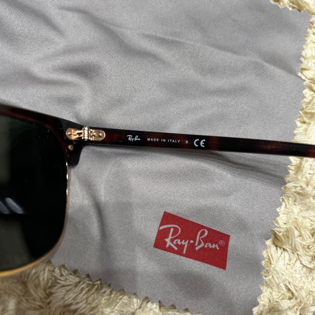 Ray-Ban サングラス ブラック/ブラウン ケース付き