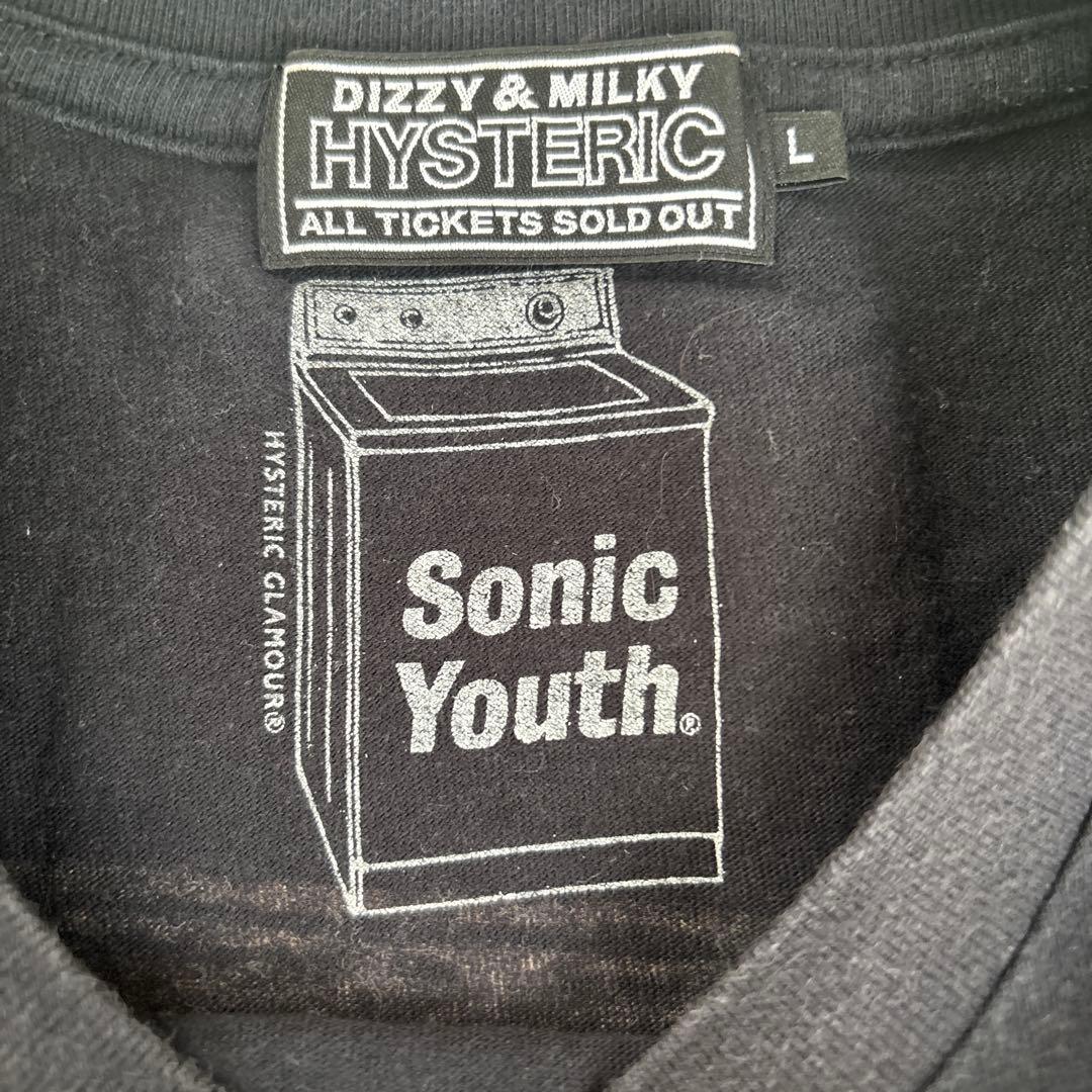 hysteric glamour×Sonic Youth Tシャツ Lサイズ
