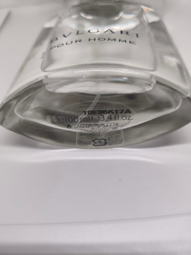 日本語ラベル　ブルガリ　プールオム　オードトワレ　100ml