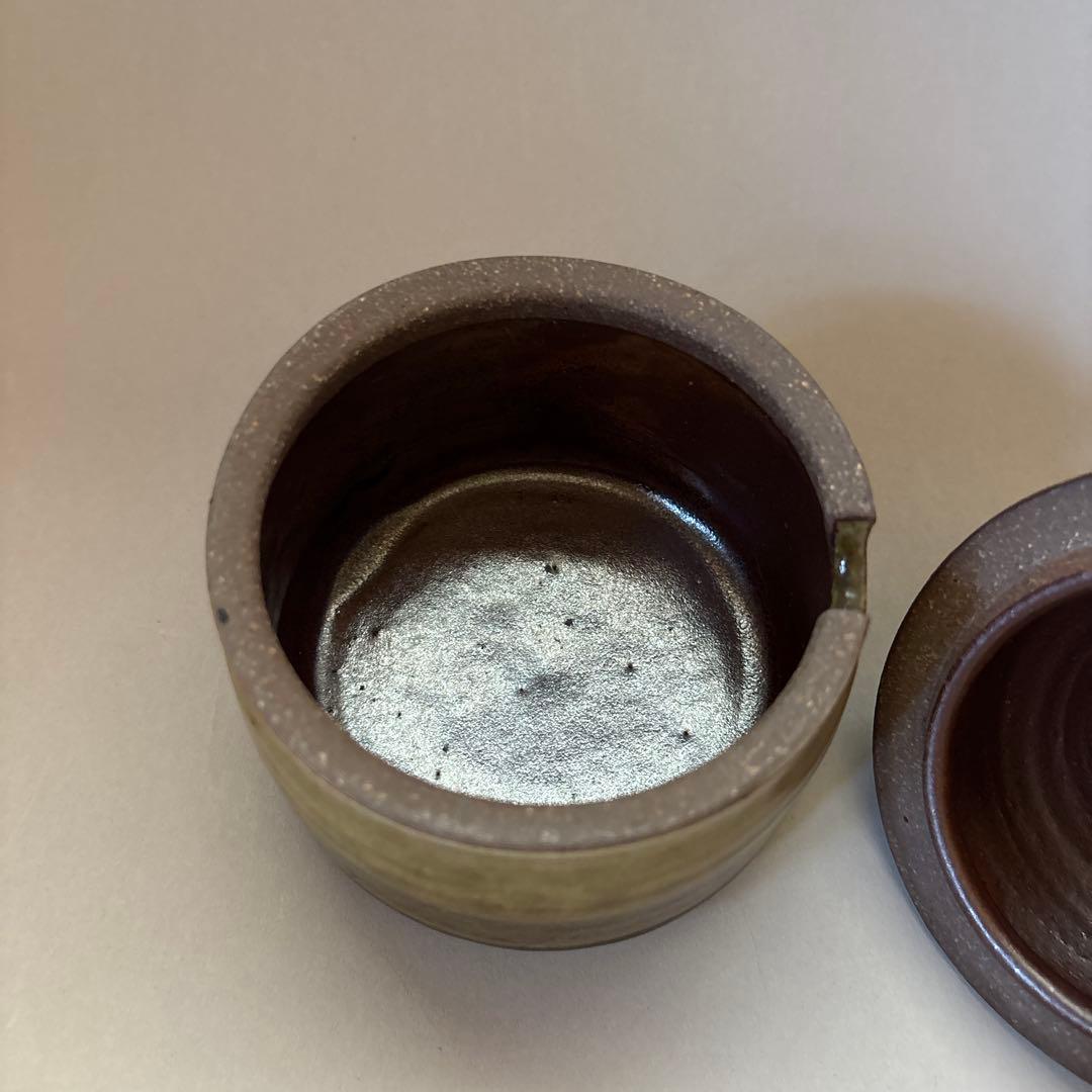 山根窯　砂糖壺　民藝　陶器製 民藝