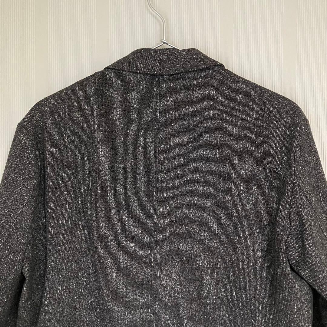 希少AUBERGE eiffel noir ブラックシャンブレー38サックコート