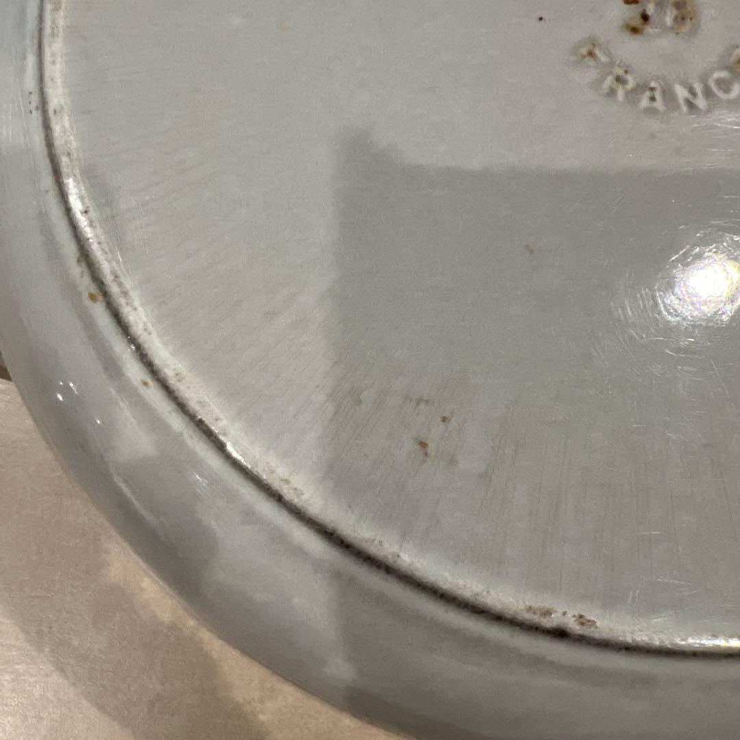 ストウブ鍋　28センチ　グレー