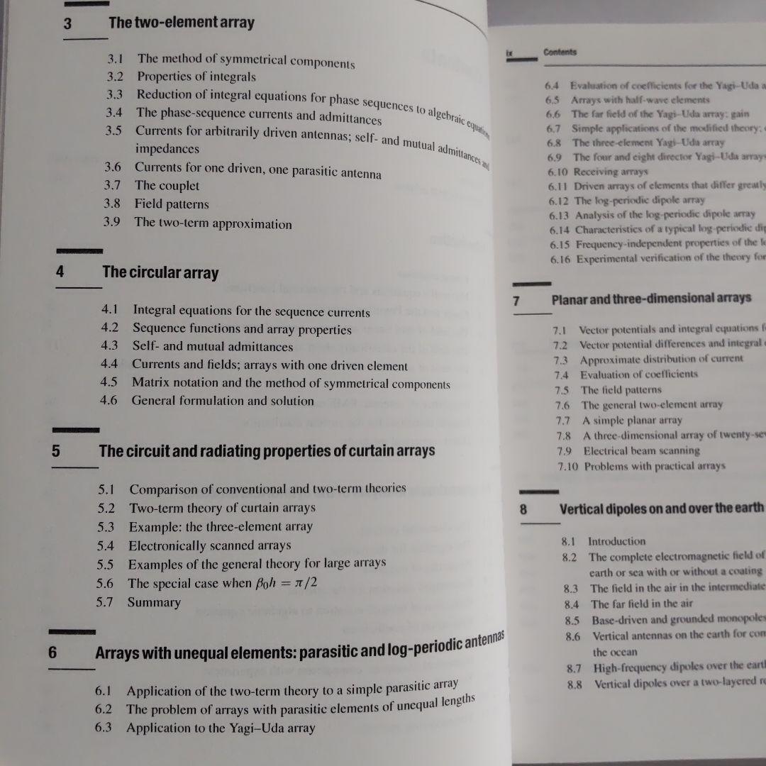 洋書 Cylindrical Antennas and Arrays