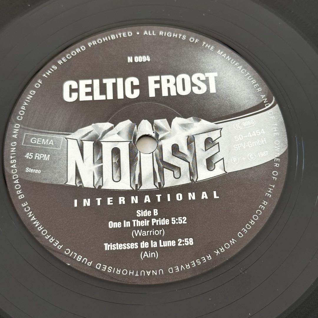 Celtic Frost ‎– I Won't Dance 12インチ　名盤