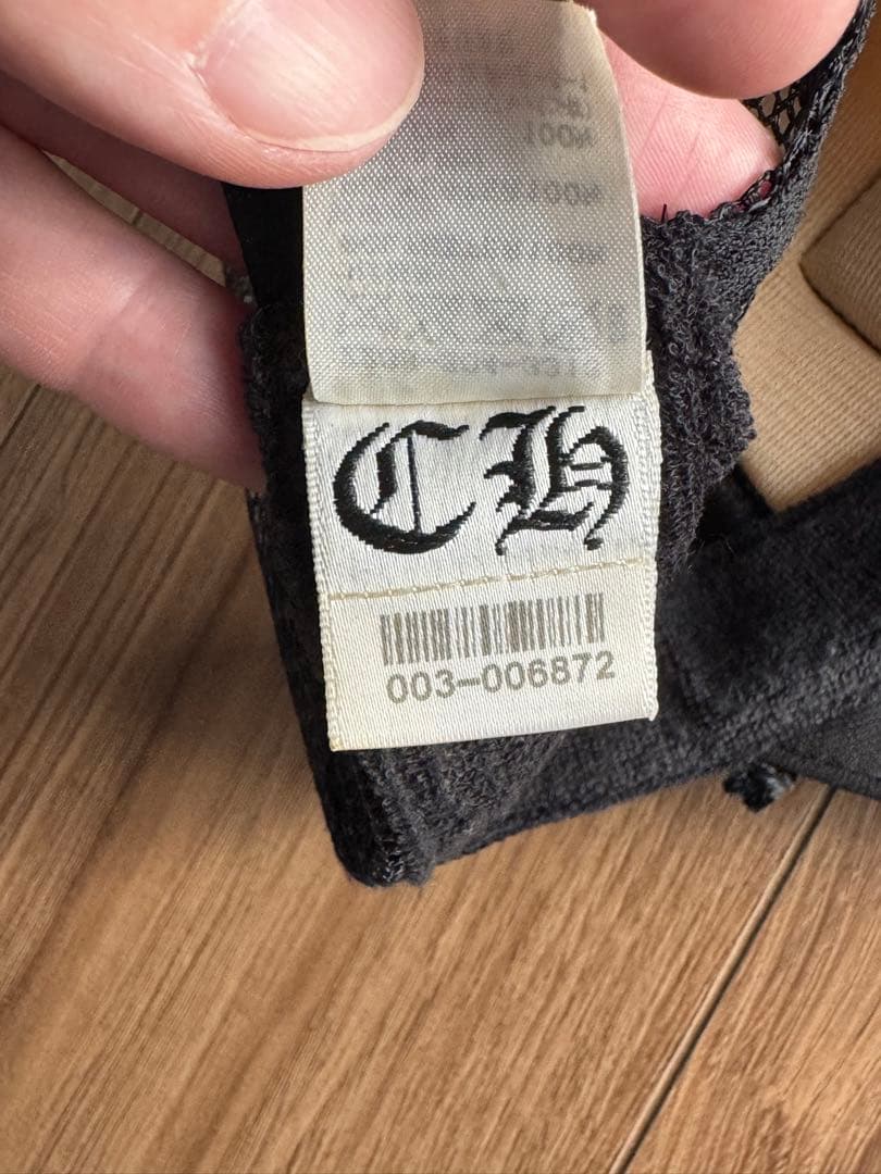 【正規店購入】クロムハーツ トラッカーキャップ CHパッチ ブラック/ホワイト