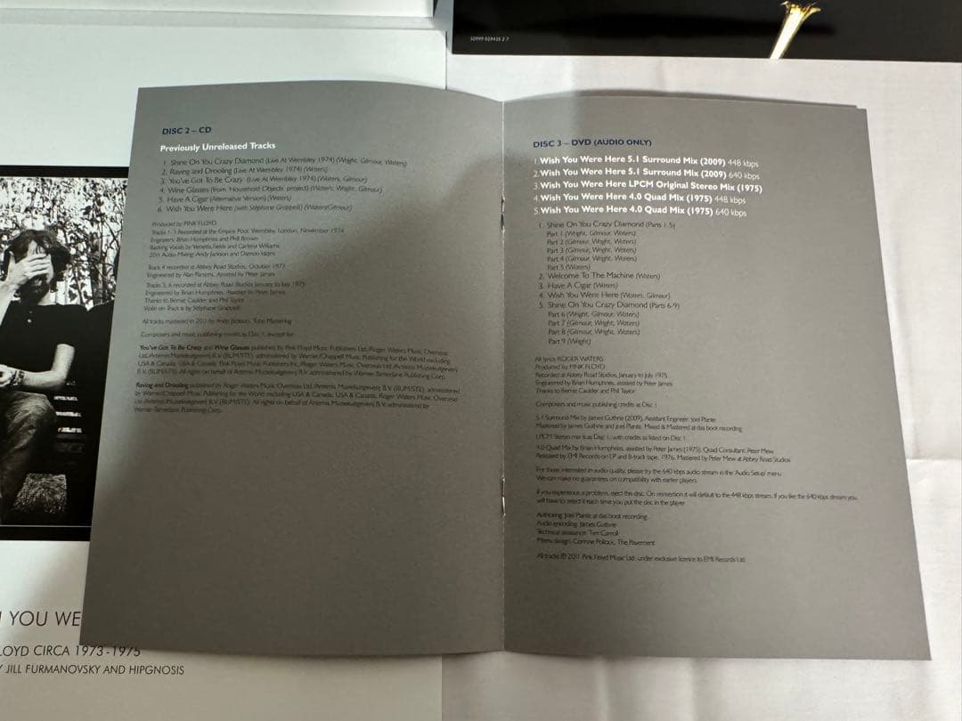 洋楽 Pink Floyd Wish You Were Here Box Set