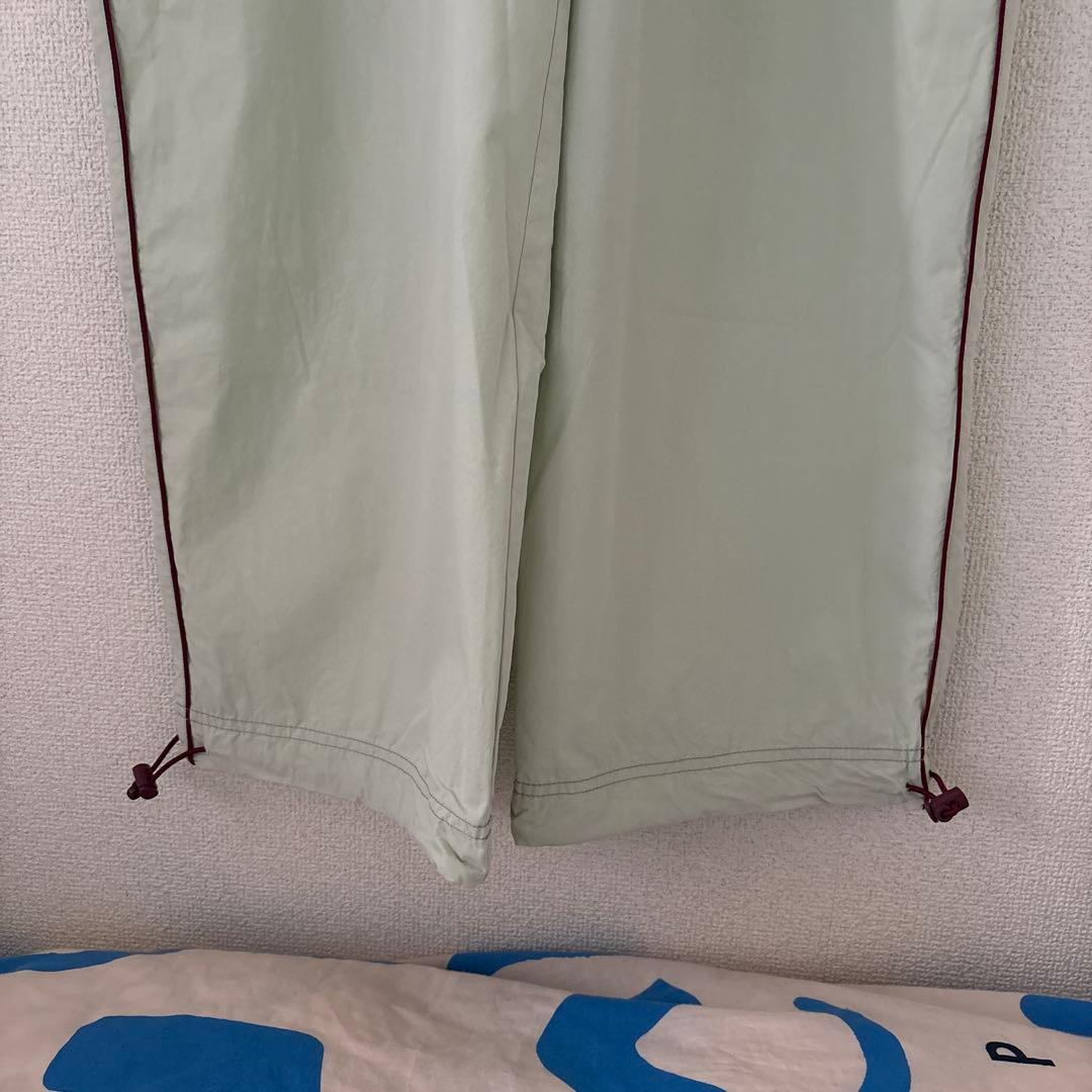 【美品】PAMM パム ゆれるふきんのジャンプスーツ アイスグリーン