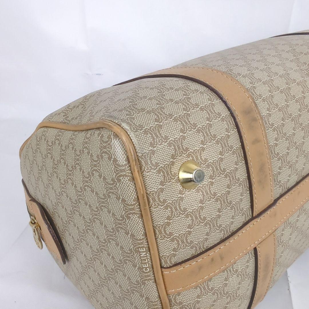 【良品】CELINE セリーヌ マカダム ミニ ボストン バッグ