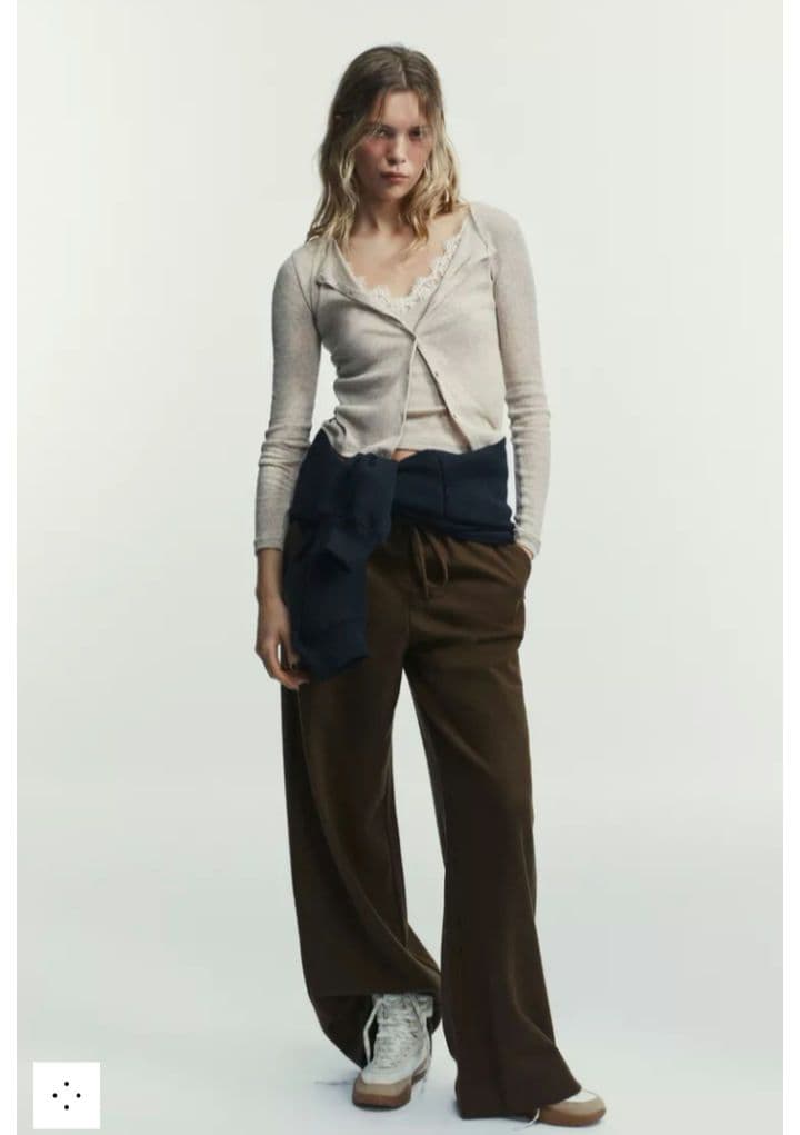 ZARA コンビネーションレーストップジャケット M 完売品