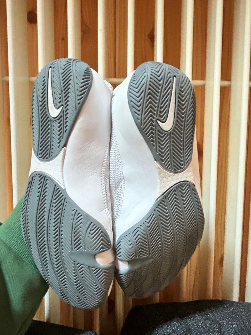 Nike Machomai2ボクシングシューズ ホワイト/ゴールド 25cm