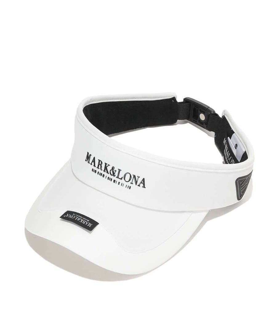 【美品】マークアンドロナ　サンバイザー　白