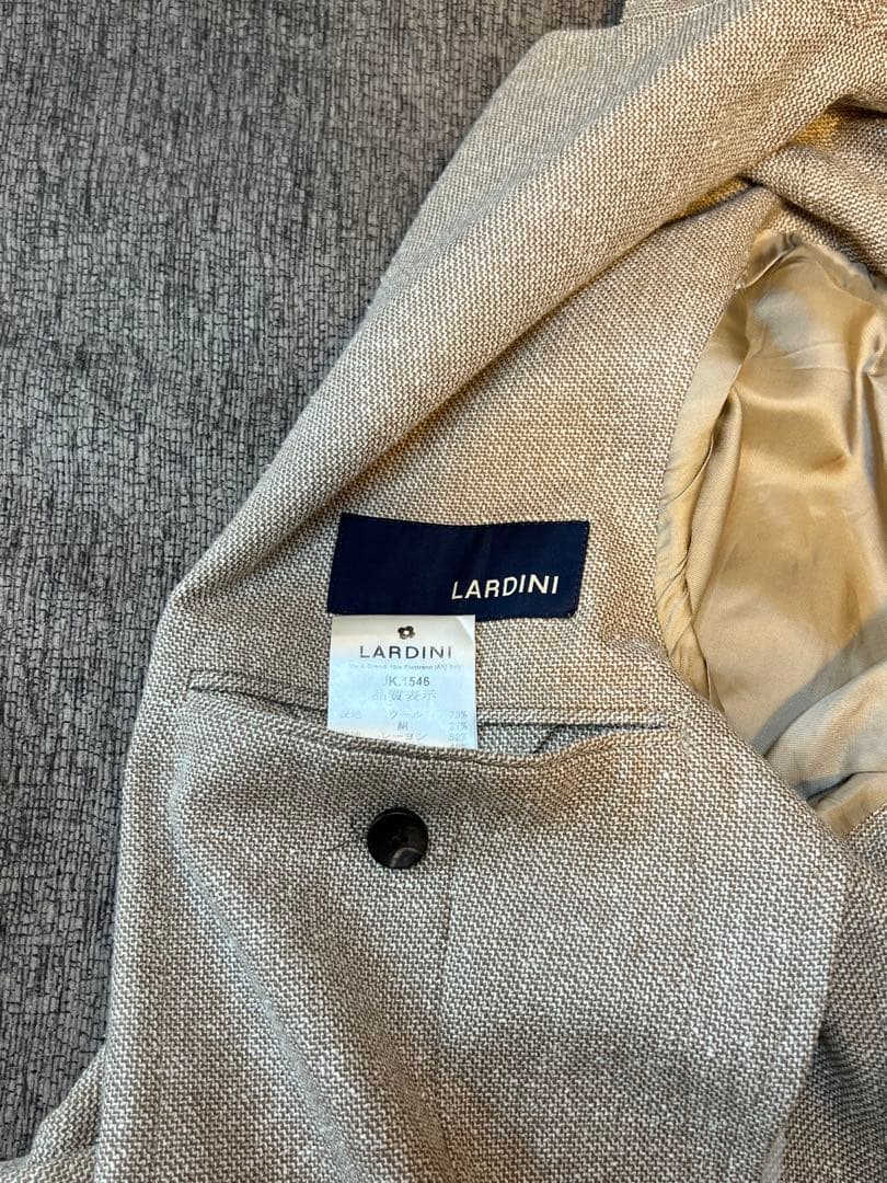 【美品 /クリーニング済】LARDINI 春夏ジャケット