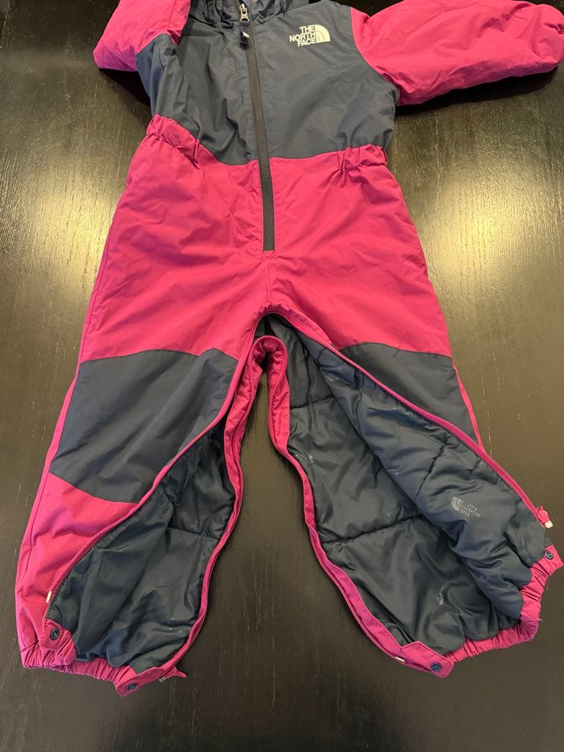 ★スキーウェア ピンク/ネイビー THE NORTH FACE サイズ100★