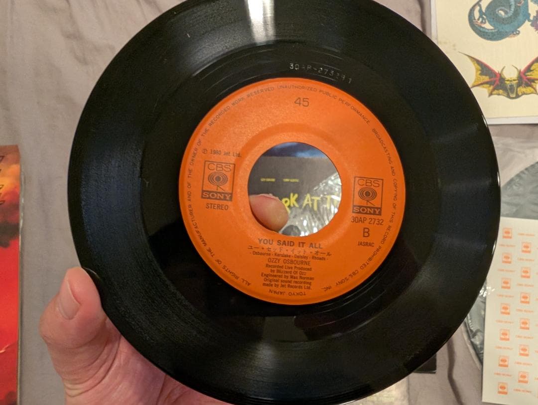 Ozzy Osbourne レコード 2枚セット Jake E Lee在籍時LP