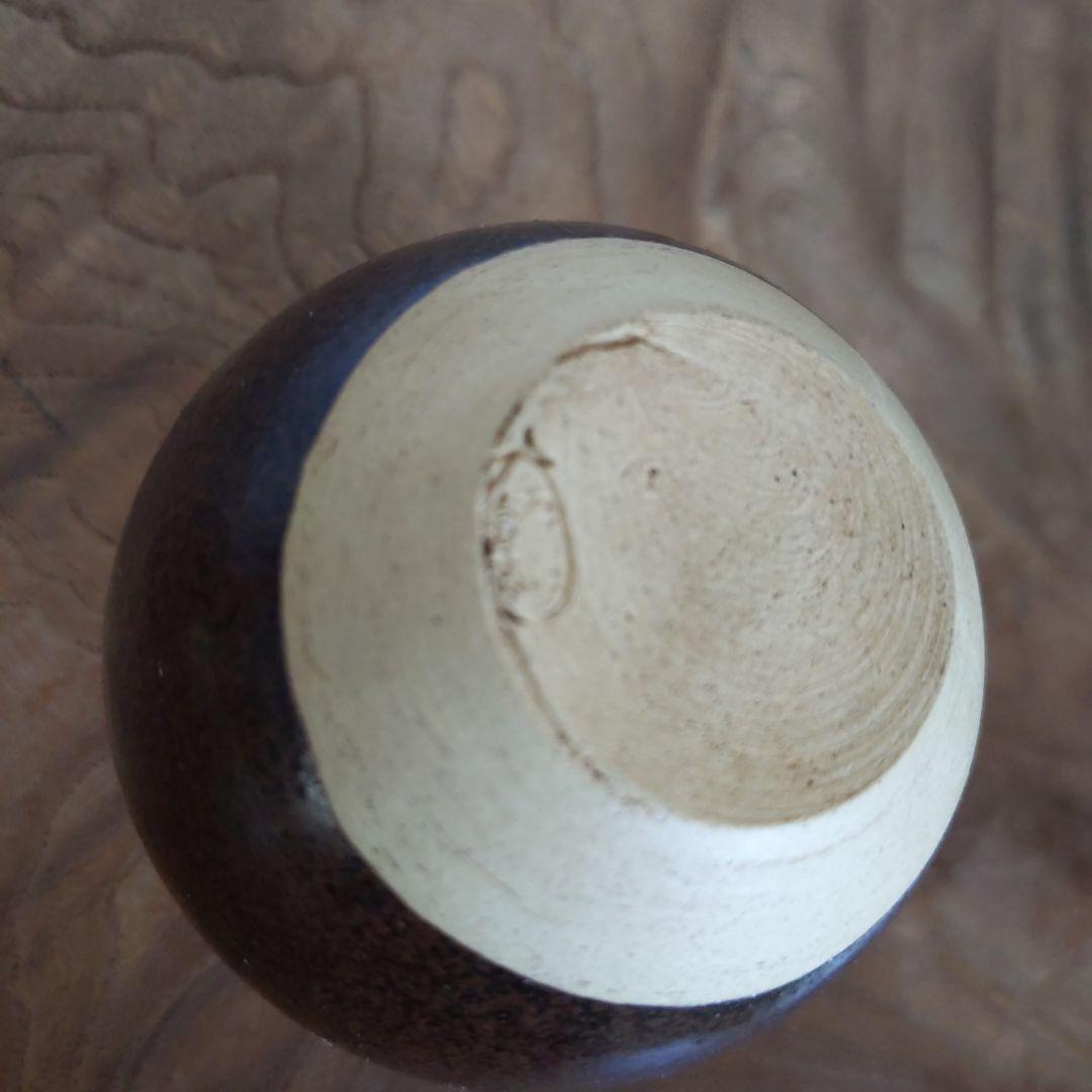 茶道具　文琳茶入　佐久間芳山　作　松古窯　仕履付　表千家　裏千家　【匿名配送】