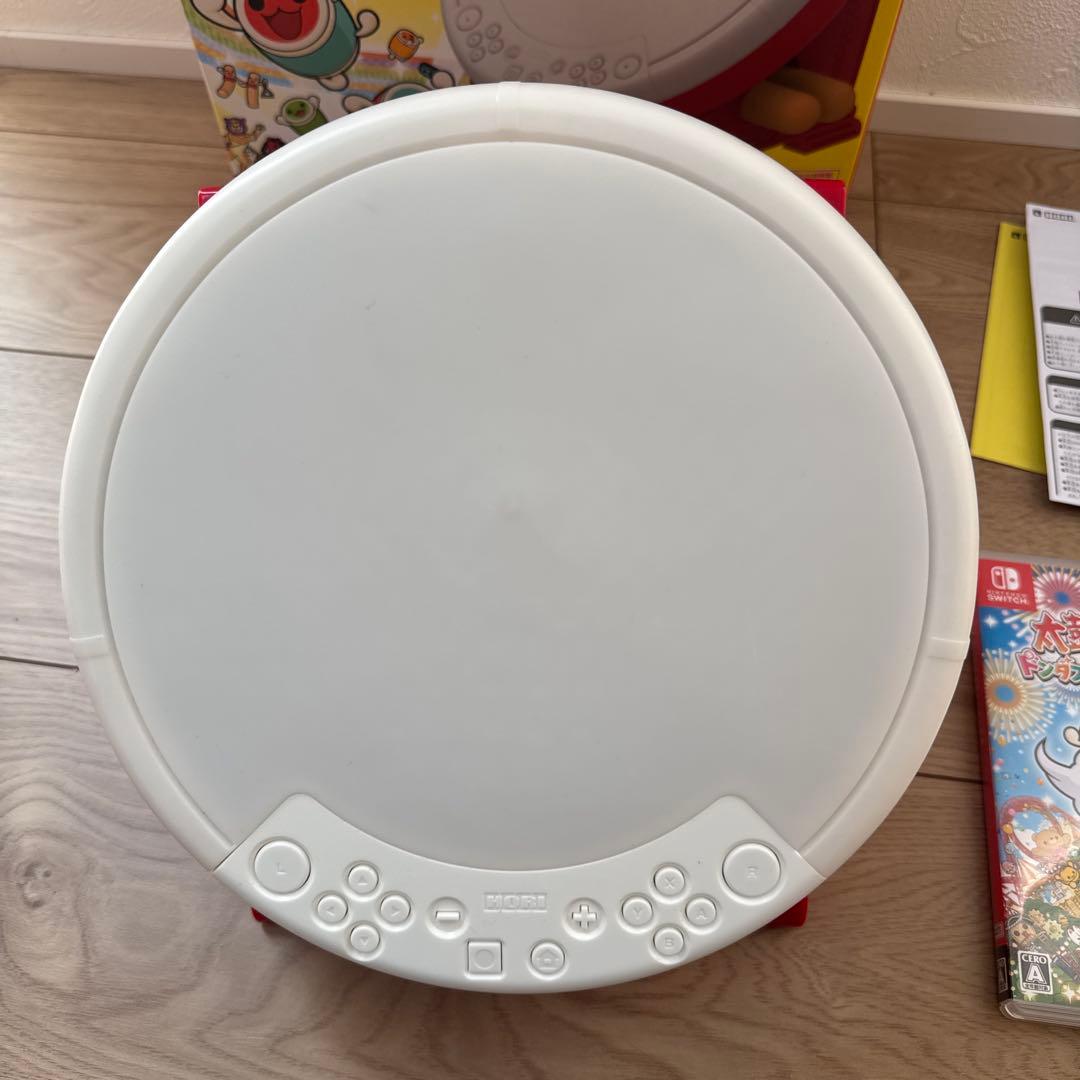 太鼓の達人 セット Switch版ソフトと太鼓とバチ　トンダフルフェスティバル