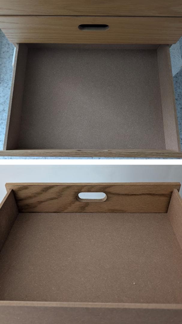 USED MUJI 無印 スタッキングチェスト 引出し4段 オーク材 美品