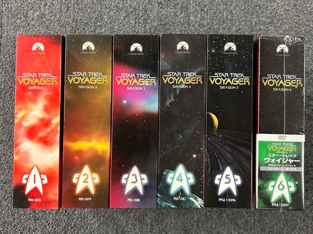 ⭐︎スタートレック ボイジャー 1から6セット DVD BOX⭐︎