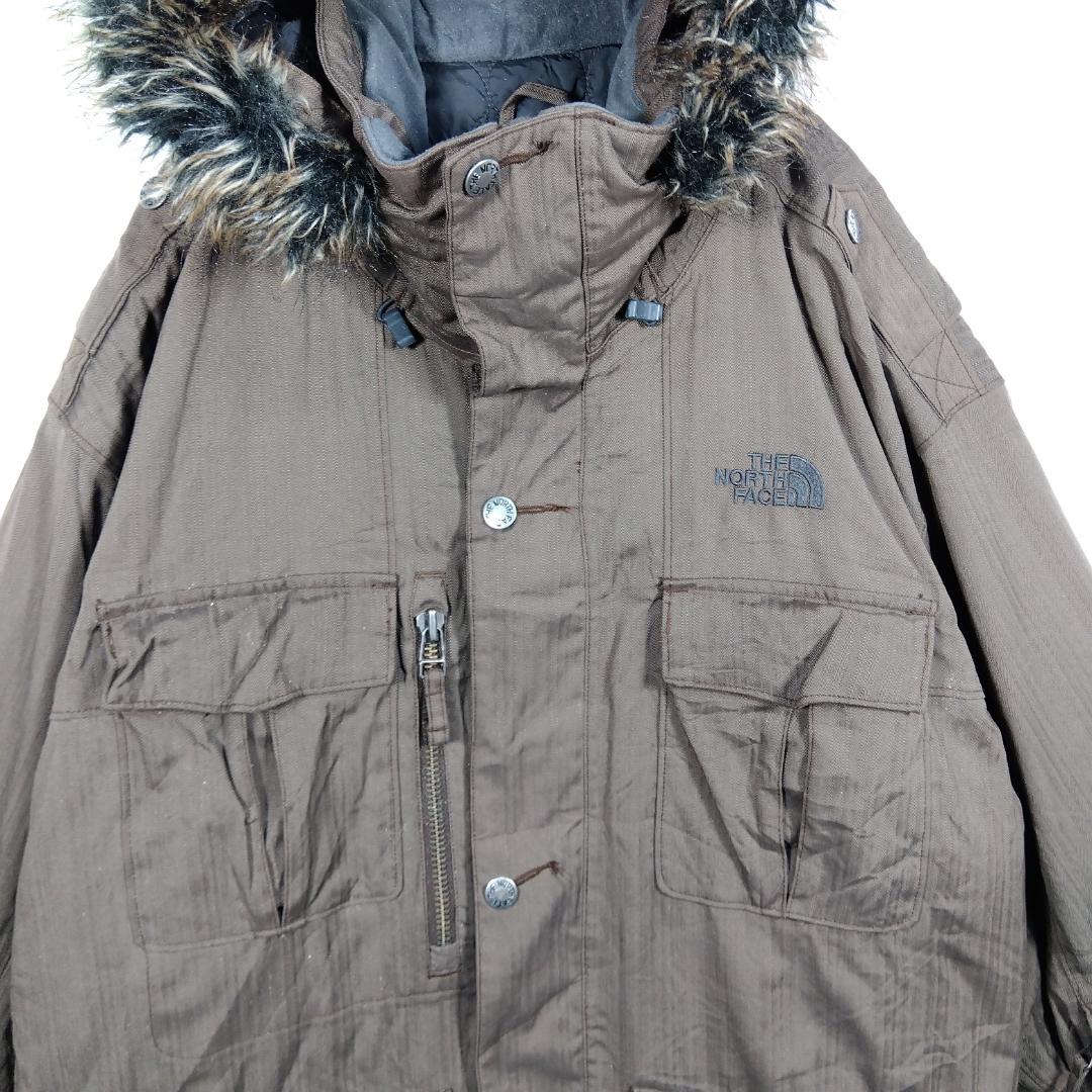 THE NORTH FACE ブラウン モッズコート マウンテンパーカー　XL
